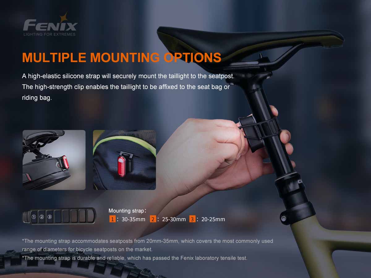 Fenix BC05R V2.0 Rechargeable Bike Taillight - Image 5