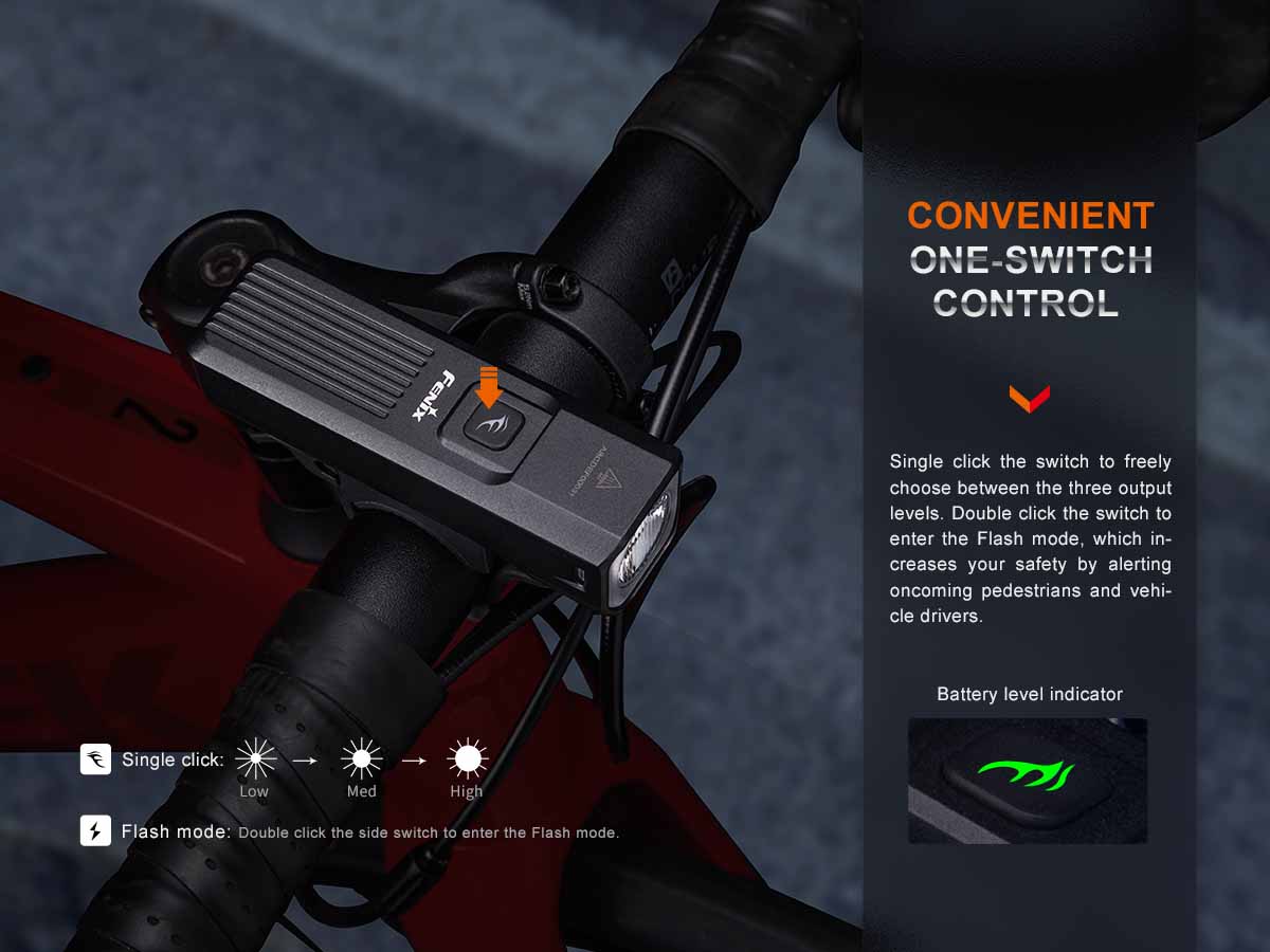Fenix BC15R Rechargeable Bike Light - Image 8