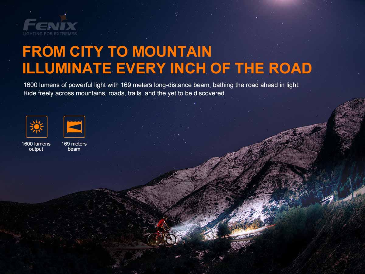Fenix BC26R Rechargeable Bike Light Promo Pack - Image 6