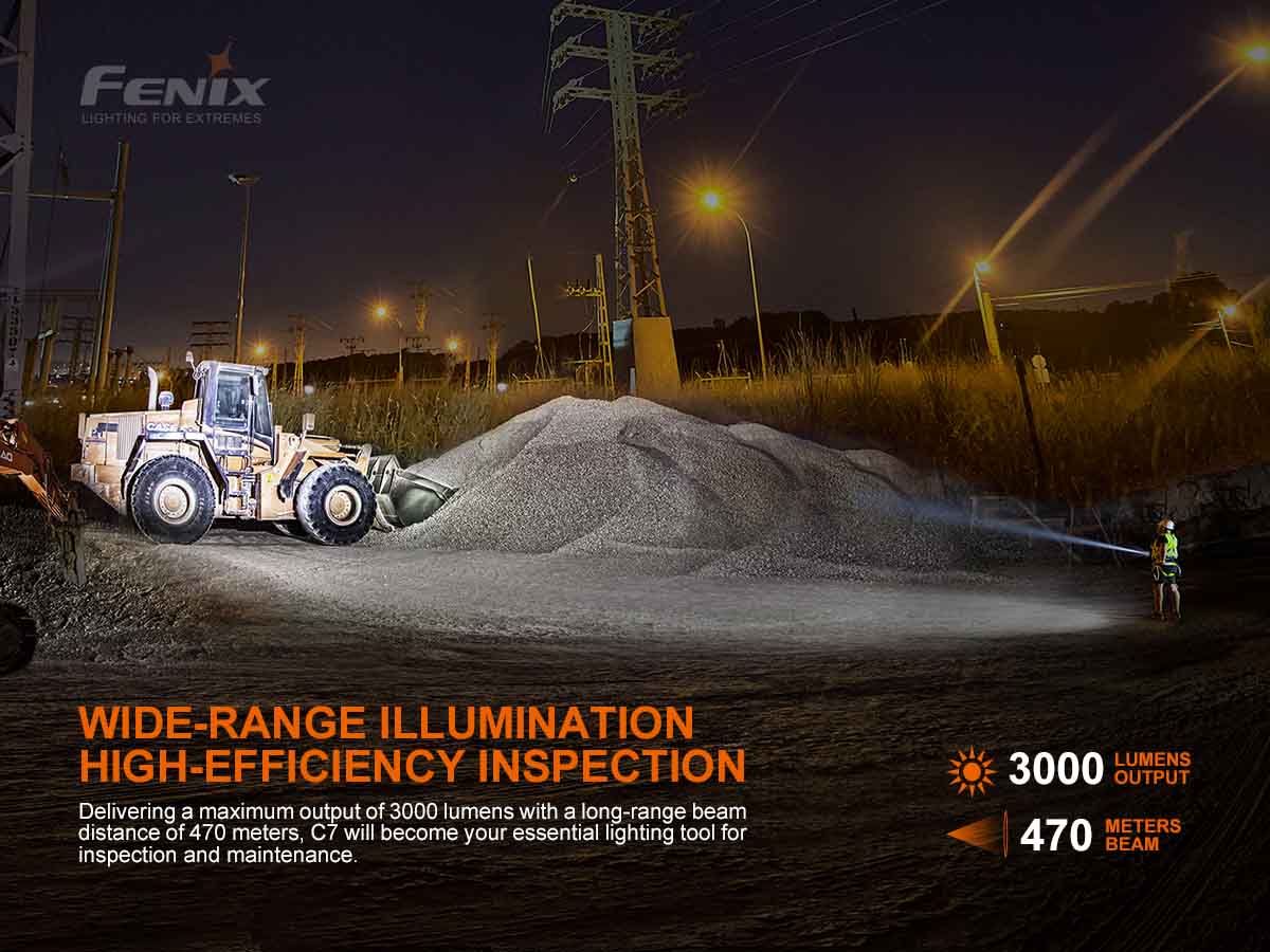 Fenix C7 Work Flashlight - Image 7