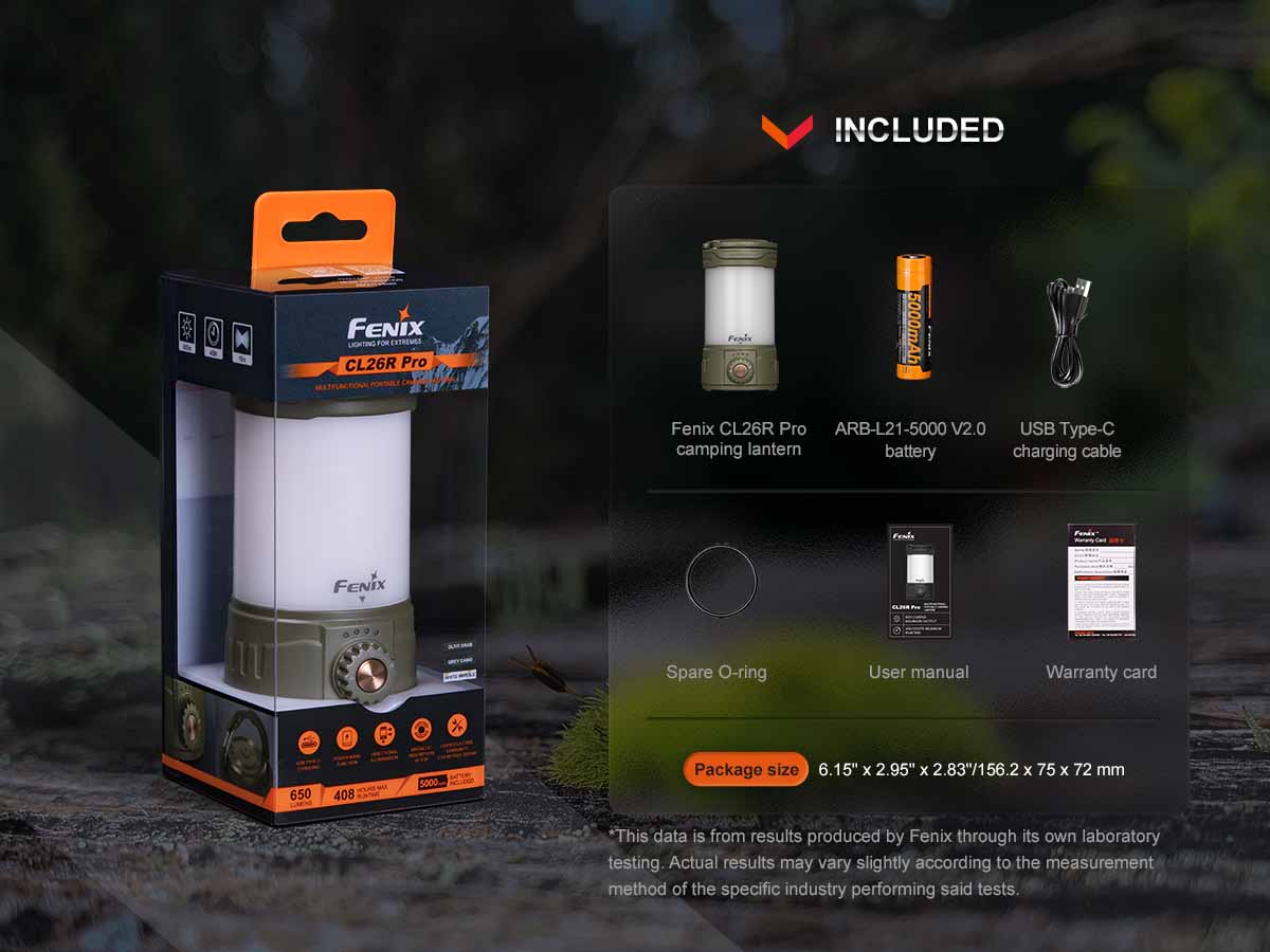 Fenix CL26R PRO Rechargeable Lantern - Image 17