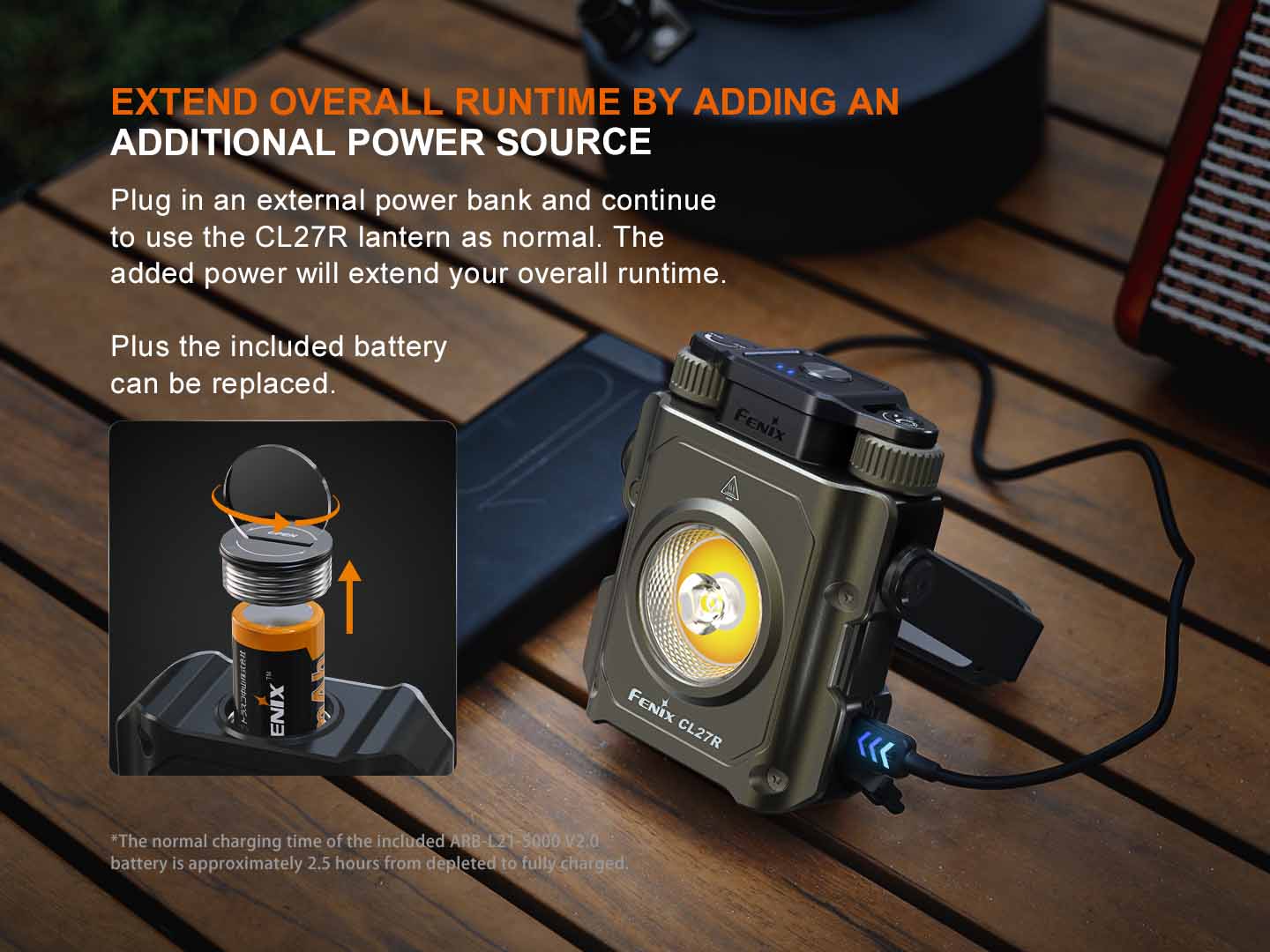 Fenix CL27R Rechargeable Lantern - Image 12
