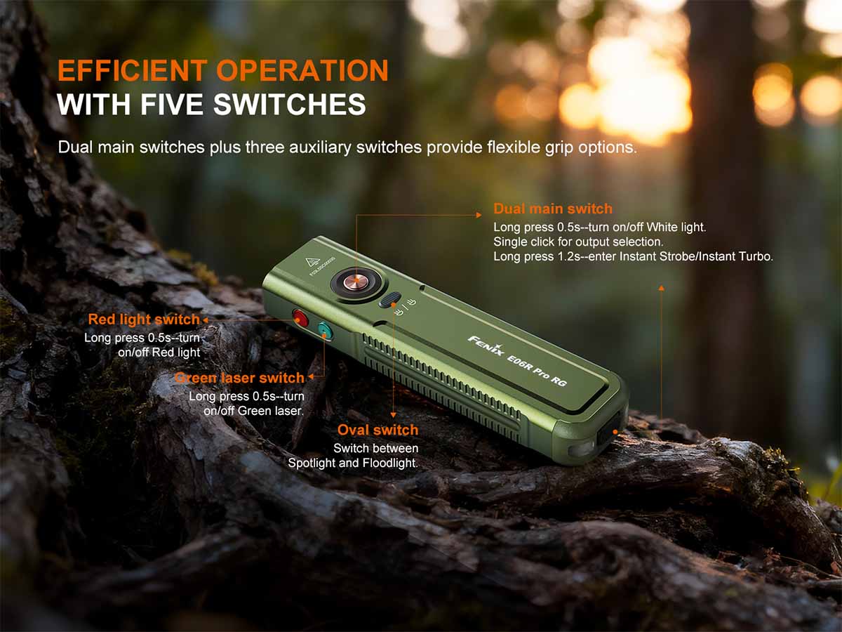 Fenix E06R PRO RG Flat Flashlight - Image 9
