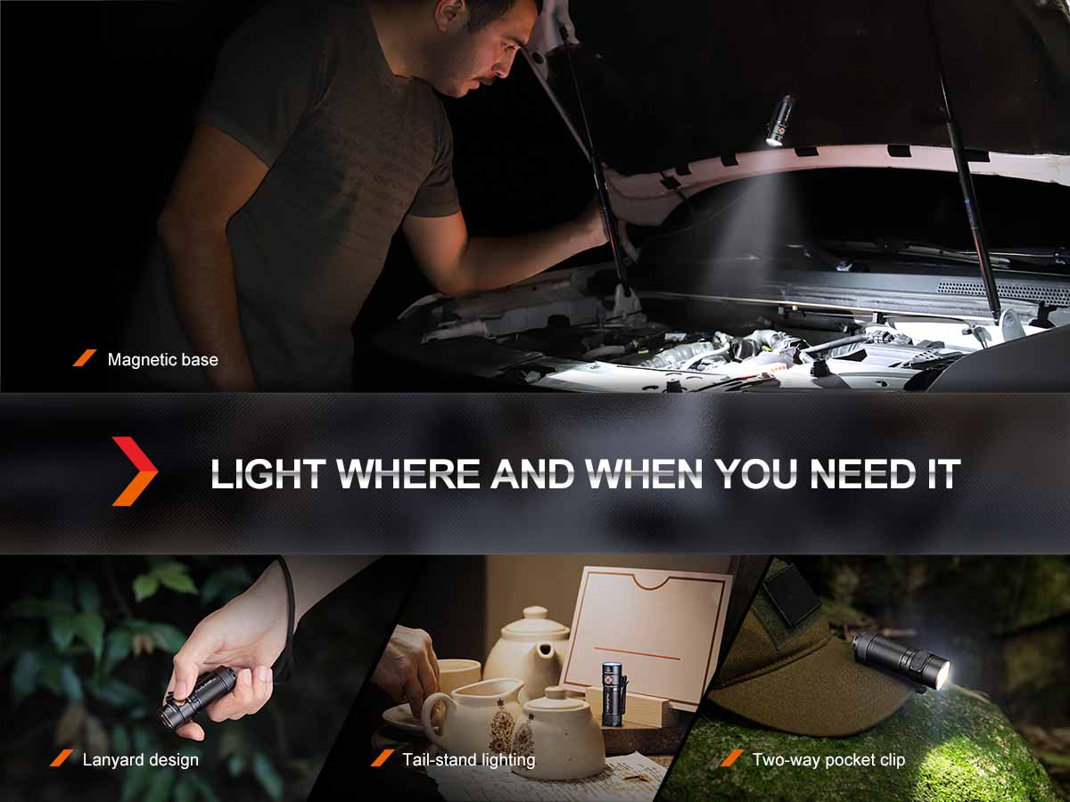 Fenix E18R V2.0 Rechargeable EDC Flashlight - Image 13