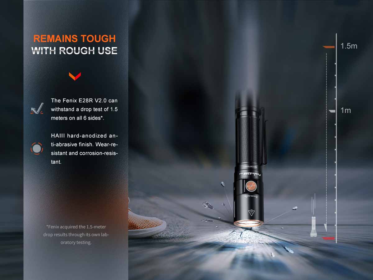 Fenix E28R V2.0 Rechargeable EDC Flashlight - Image 15