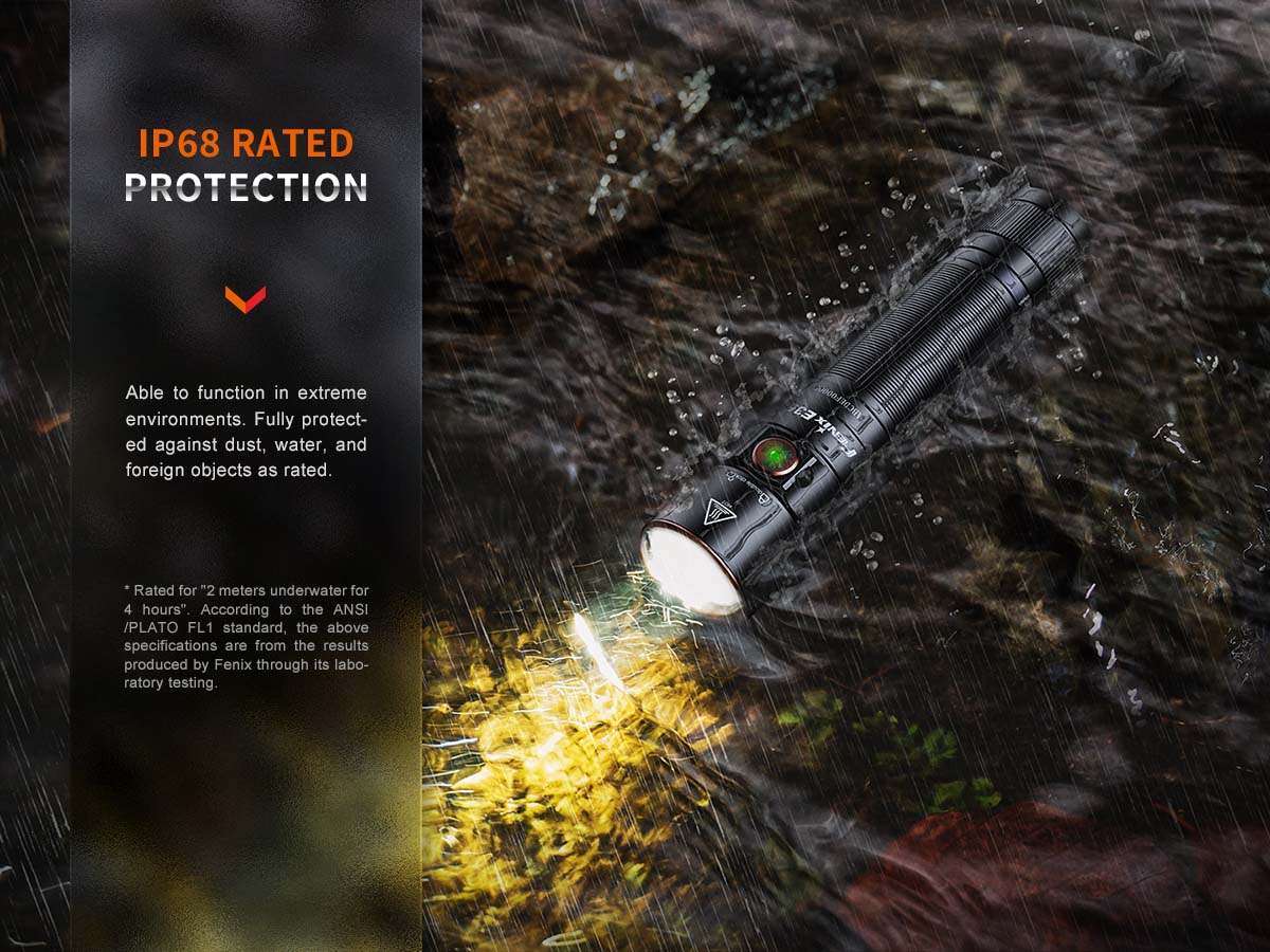 Fenix E35R Rechargeable EDC Flashlight - Maze - Image 13