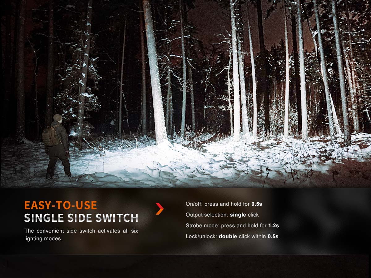 Fenix E35R Rechargeable EDC Flashlight - Maze - Image 4