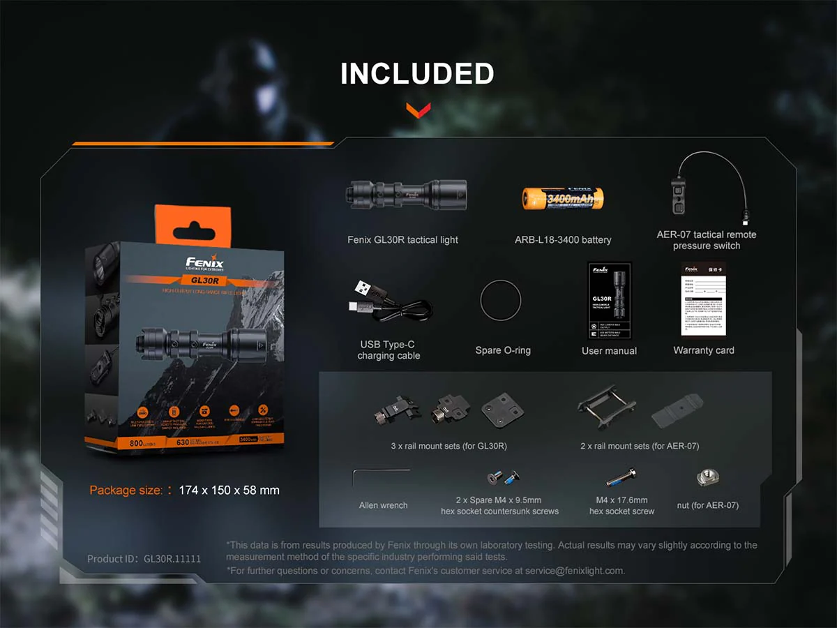 Fenix GL30R Weapon-Mounted Flashlight - Image 19
