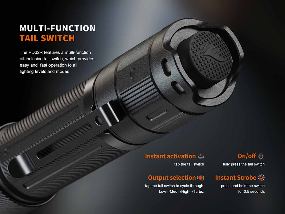 Fenix PD32R Rechargeable Flashlight - Image 6