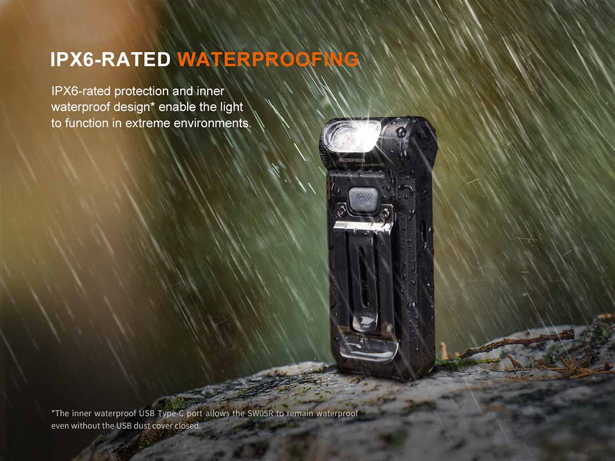 Fenix SW05R-UV Clip On Flashlight with UV Light - Image 16
