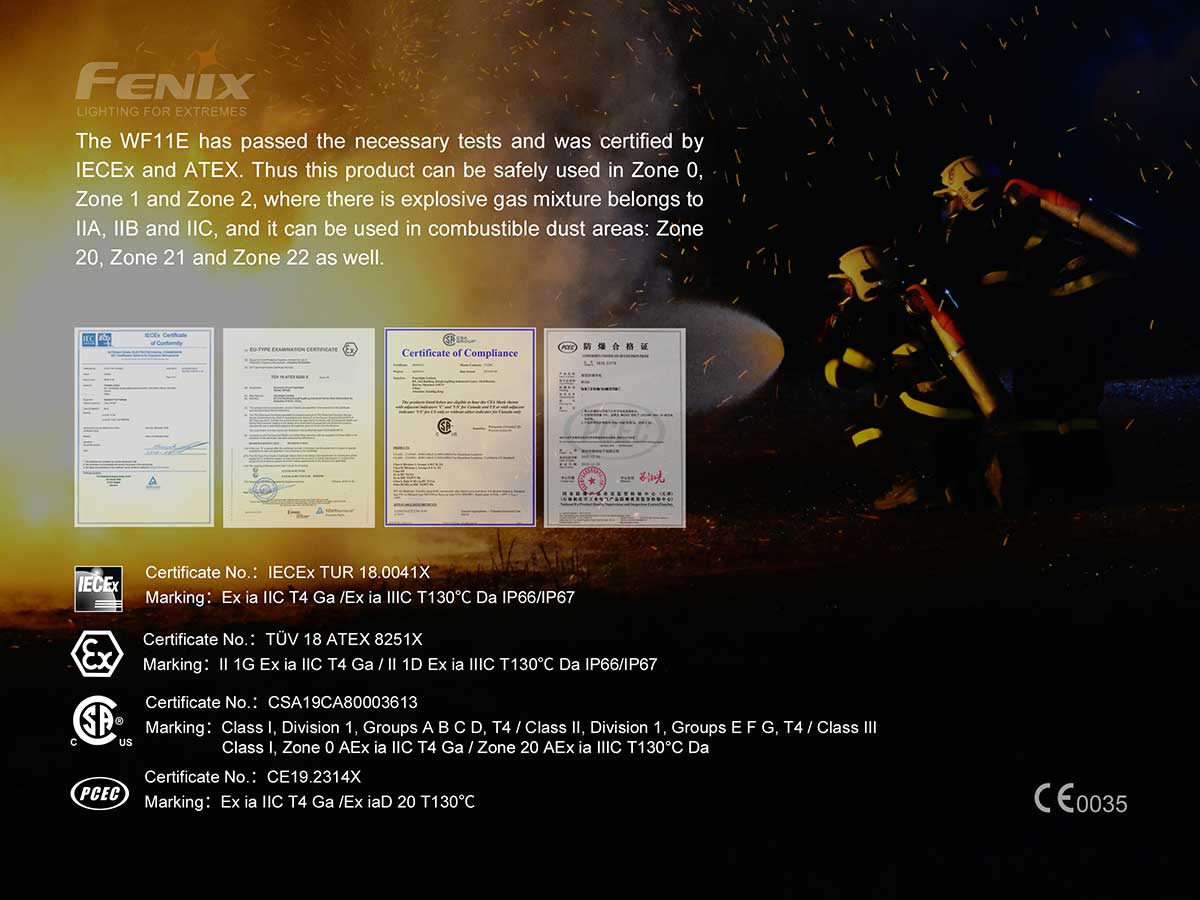 Fenix WF11E Intrinsically Safe Flashlight - Image 6