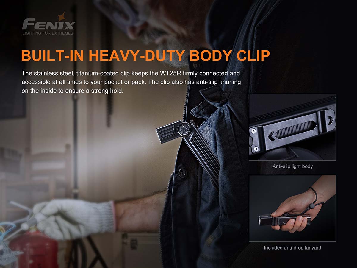 Fenix WT25R Adjustable Head Flashlight - Image 6